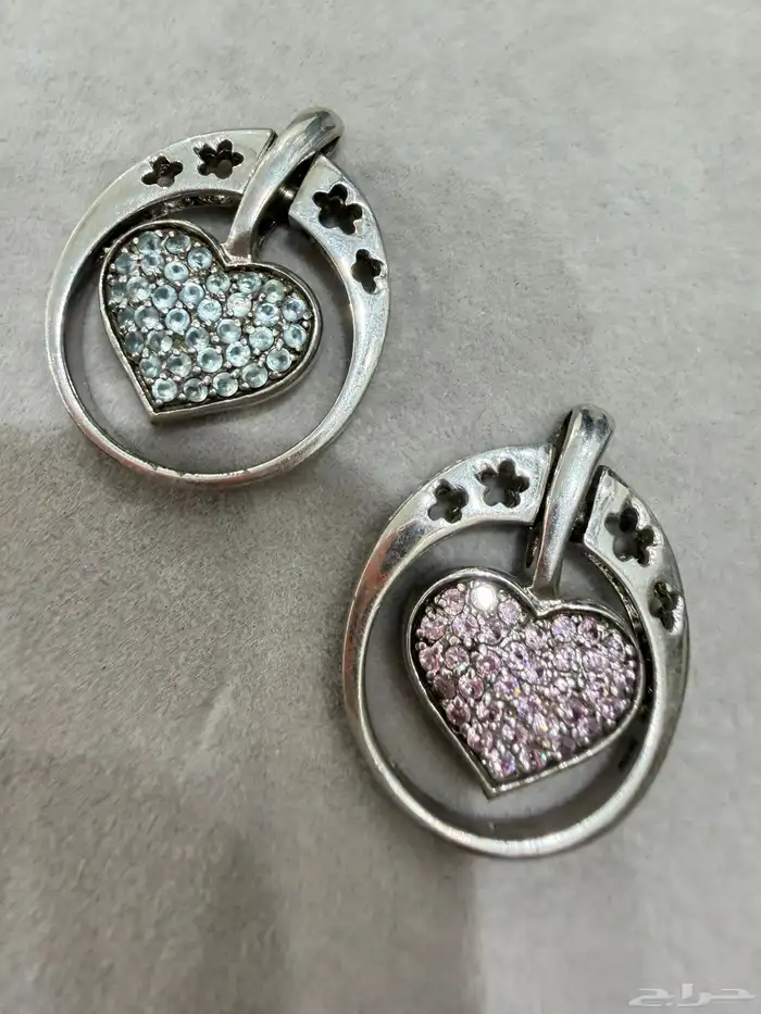 خواتم فضة نسائية فاخرة عيار 925 متحركة على شكل قلب 1