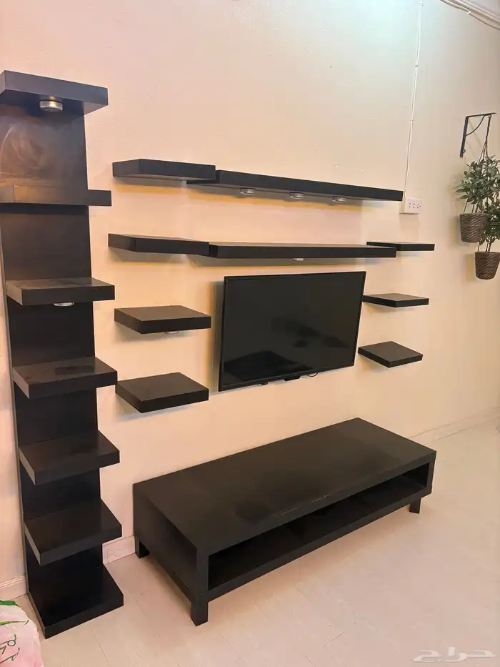 دولابين - تلفزيون - قاعده تلفزيون   رفوف - فرن 3