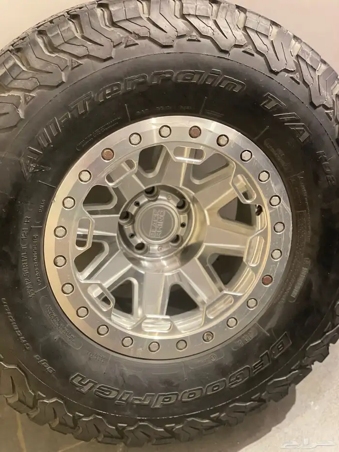 جنوط بيدلوك مقاس 17 مع كفرات مقاس 35 2