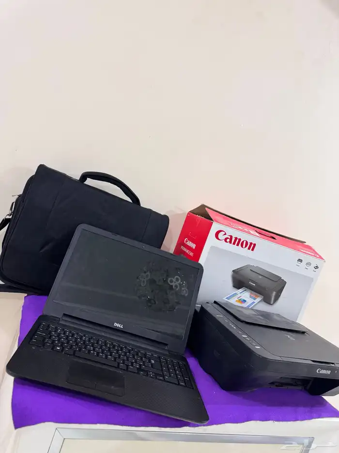 للبيع لابتوب وطابعه بحاله ممتازه لايوجد فيهم عيوب. 0