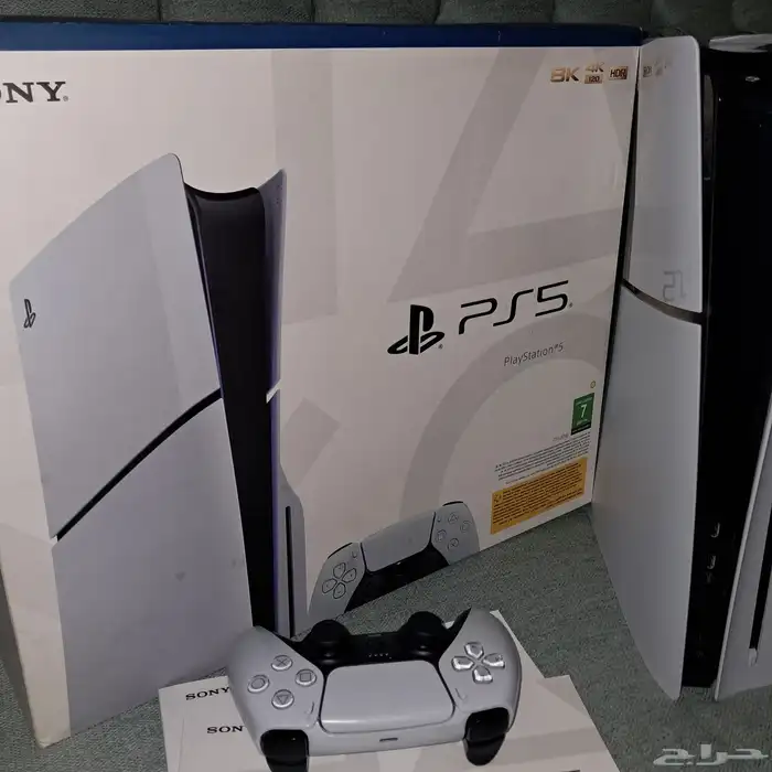 سوني 5 اصدار سلم مدخل اقراص حجم مساحة التخزين 1تيرا مع ضمان 5