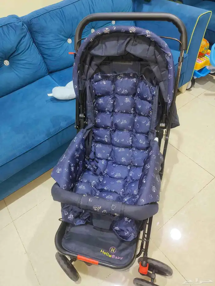 سرير اطفال عربة اطفال وطاولة كمبيوتر 8