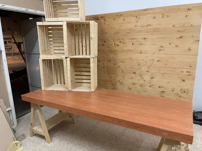 طاولة خشب واستند للبيع 3