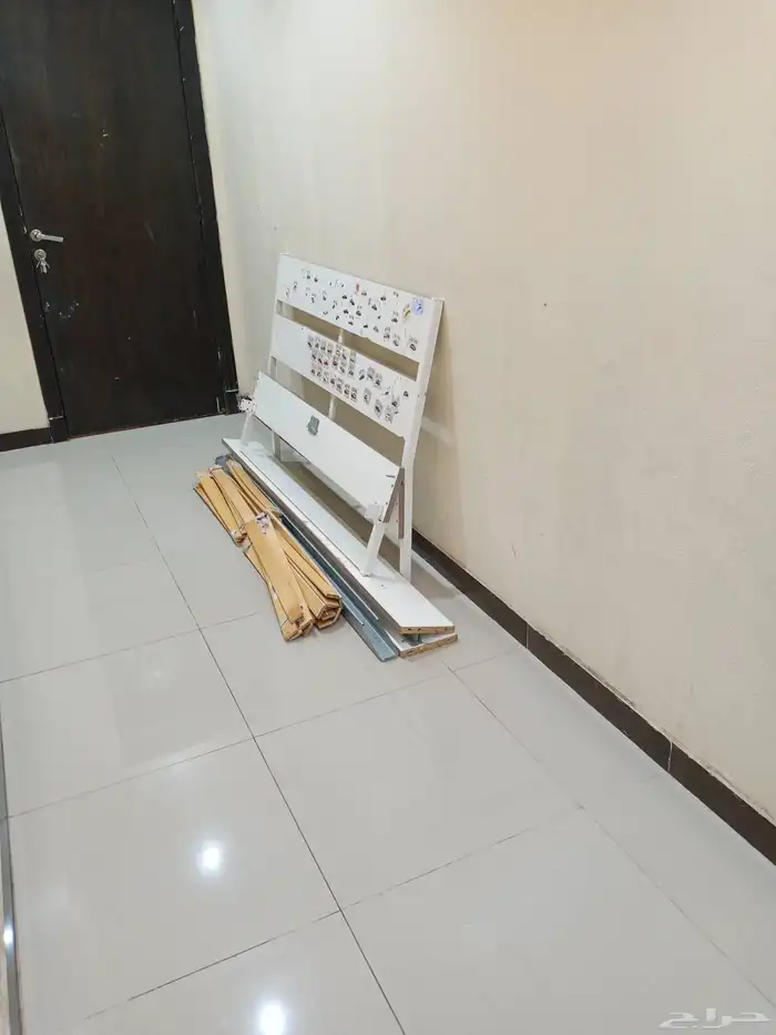 سرير نفر ونص من ايكيا استخدام اشهر سبب البيع تم شراء غرفة جد 0