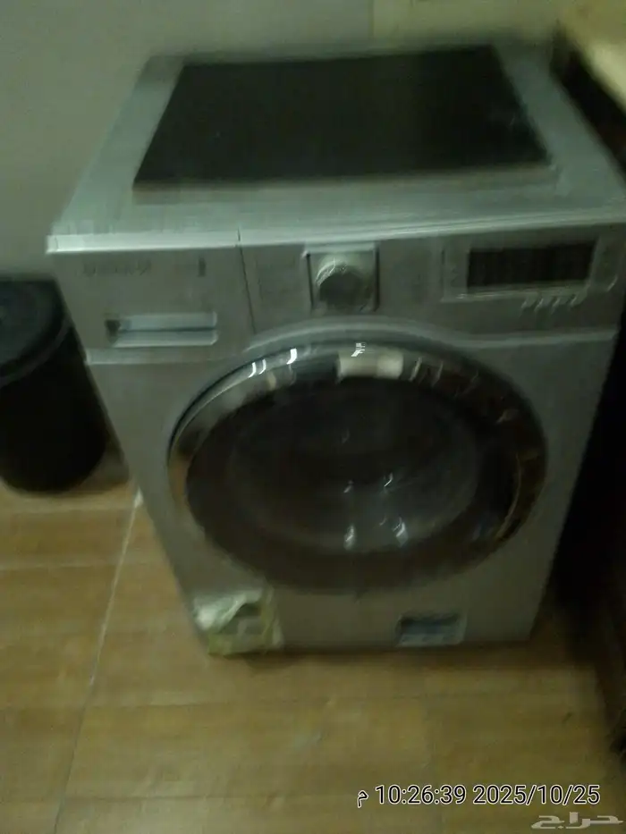 ثلاجة امركيا فرن كهرباء برادة غسالة 7 كيلو حوضين شغالين 9