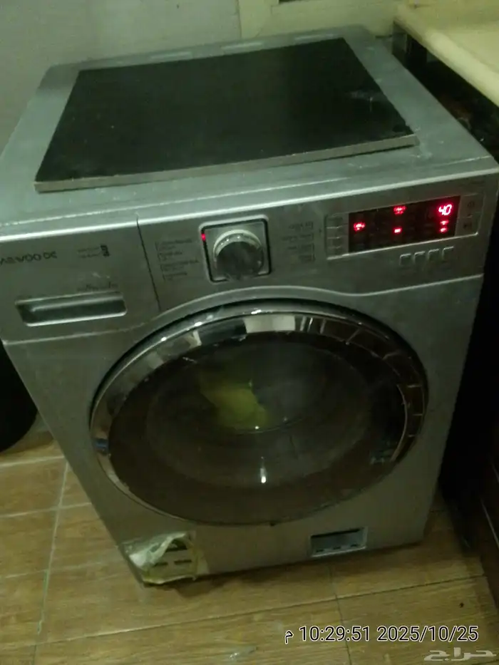 ثلاجة امركيا فرن كهرباء برادة غسالة 7 كيلو حوضين شغالين 7