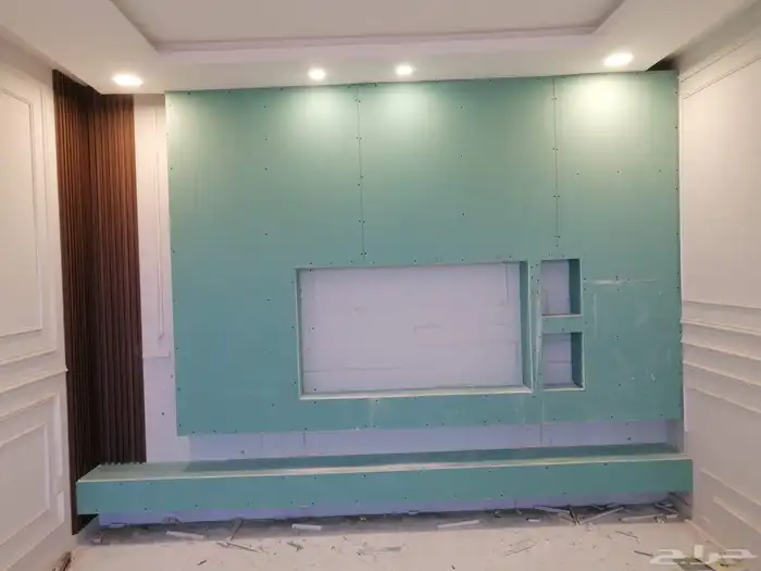 جبس وجبسم بورد سيمت بورد معلم شغل ممتاز سار كويس انشاء الله 15