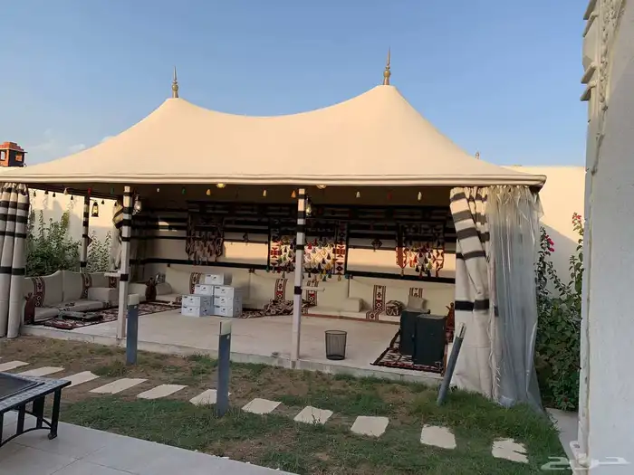 مركبين خيم تفصيل الخيام الملكي والعادي فك وتركيب الخيام تلبي 4