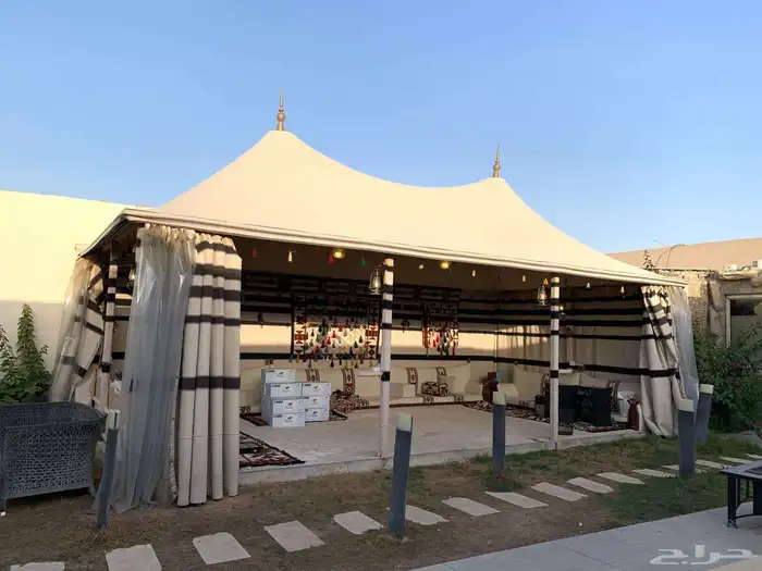 مركبين خيم تفصيل الخيام الملكي والعادي فك وتركيب الخيام تلبي 3