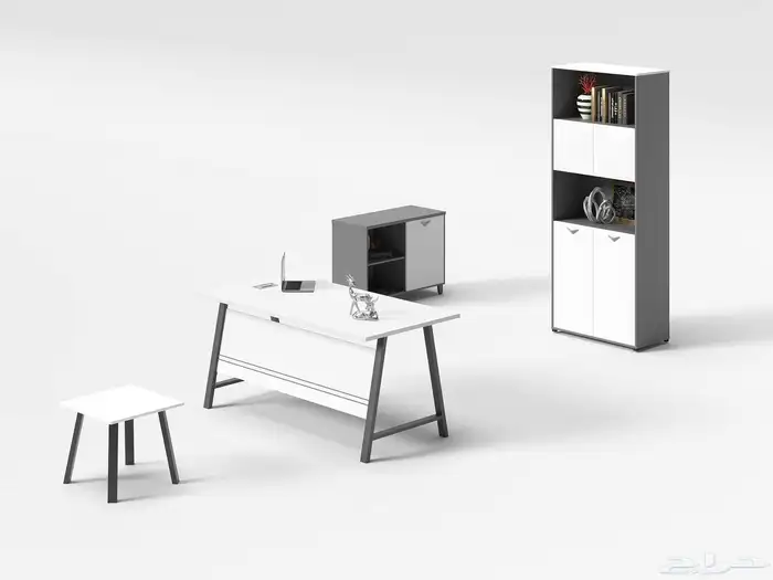 مودرن مكتب طقم فخم كامل لون ابيض  مكتب كنب كرسي طاولة اجتماع 21