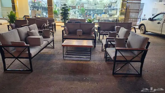 لتفصيل جلسات خارجية حديد خشب جلسات خارجية حدائق 6