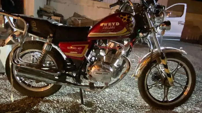 دباب سويدي 150 نظيف بطاقه جمركي ملحقاته 1