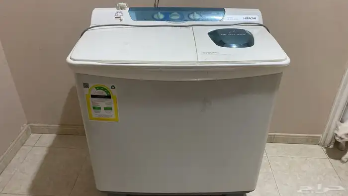 للبيع غسالة حوضين هيتاشي 0