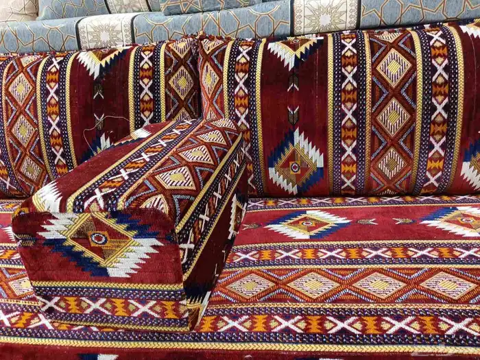 جلسات تراثية جلسات جاهزه اطقم حديد اطقم خشب 3