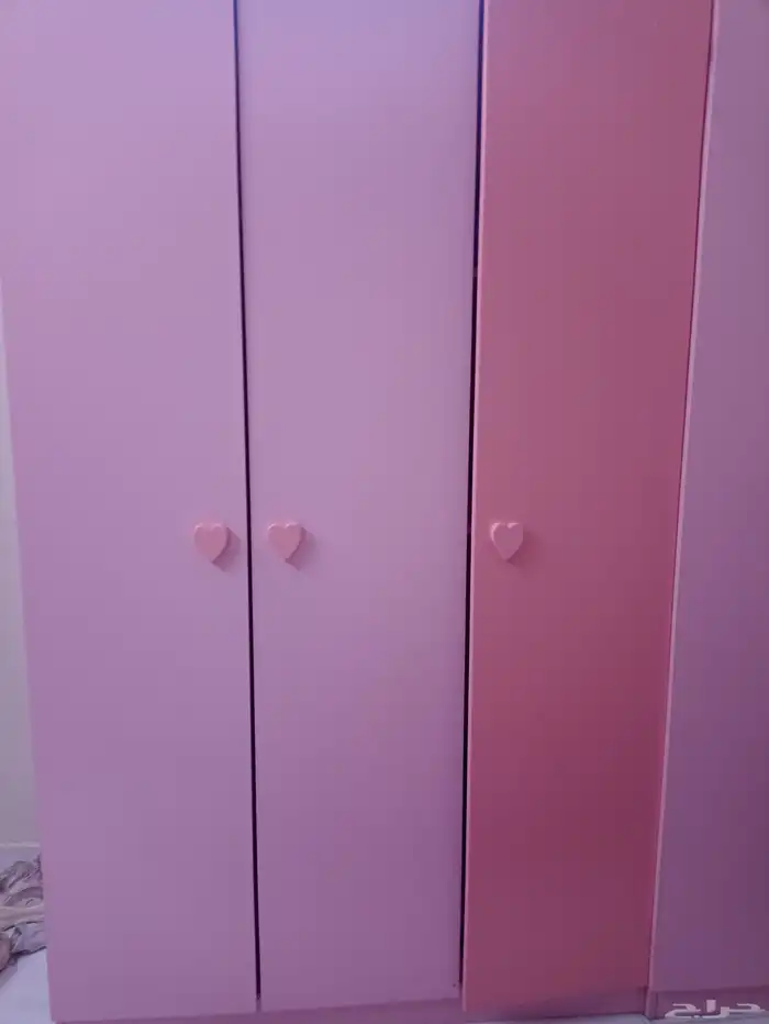 اثنين دولاب بنات لون وردي 0