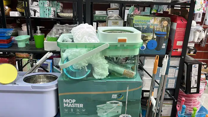 سطل نظافه غسيل سطل غسيل بكفرات اشكال الوان مقاسات 3