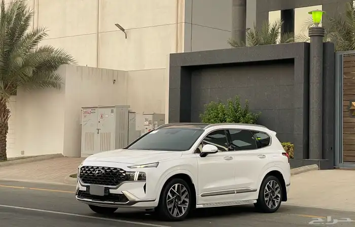 هونداي - سنتافي - 2022 - ديزل - بطاقة جمركية - فل كامل 1