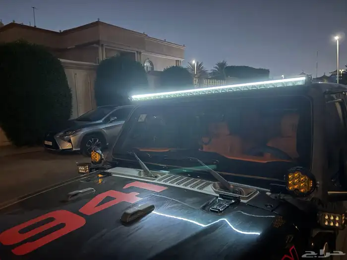 ليد بار جيب رانجلير JL مع القراعد جدة 2