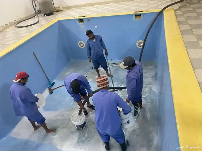 شركة البيت النظيف جلي بلاط تنظف خزانات بركات مياه طارد حمام 4