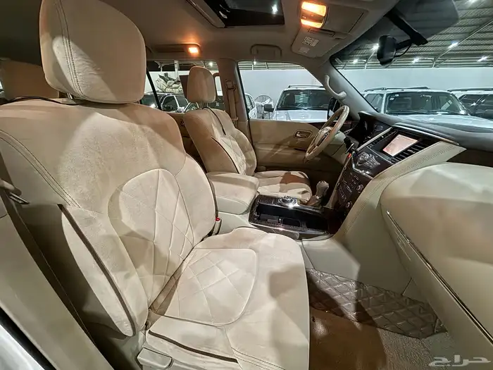 نيسان باترول 2015 دبل شنطه كهرباء فتحه سقف SE 17