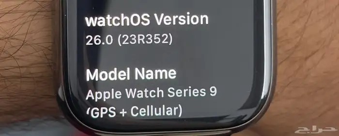 Apple Watch Series 9 45mm Graphite cellular ساعه ابل 12