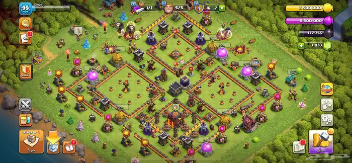 قرية كلاش اوف كلانس تاون 10 ماكس 0