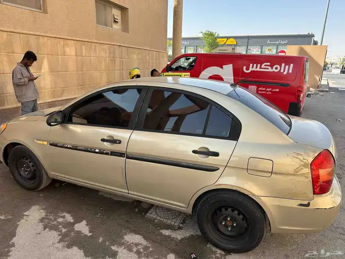 هيونداى اكسنت 2010 قير ماكينه بودى ع الشرط فحص جديد 1