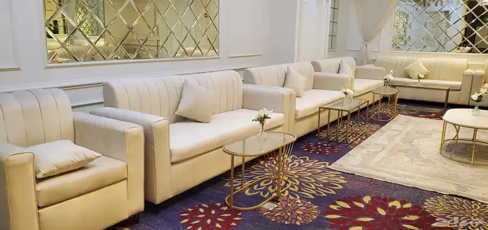 لتاجير الكنب وطاولات مكيفات صحراوية تنسيق ورود كوش حفلات كنب 5