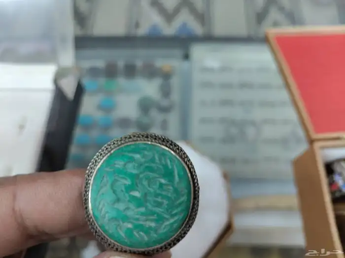 خواتم فضه منقوشة 6