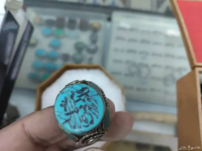 خواتم فضه منقوشة 2