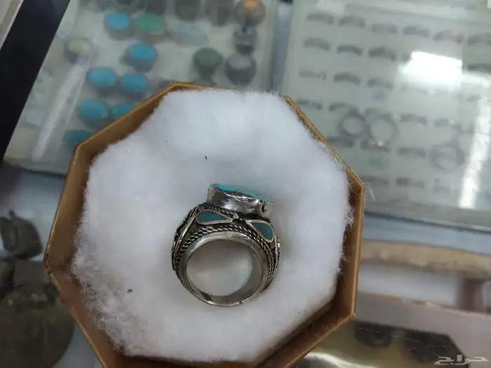 خواتم فضه منقوشة 4