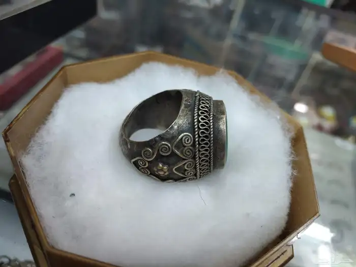 خواتم فضه منقوشة 7