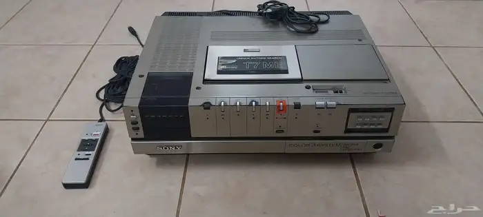 لأصحاب التراث فيديو سوني بيتا ماكس نظيف مخزن من ايام الطيبين 0