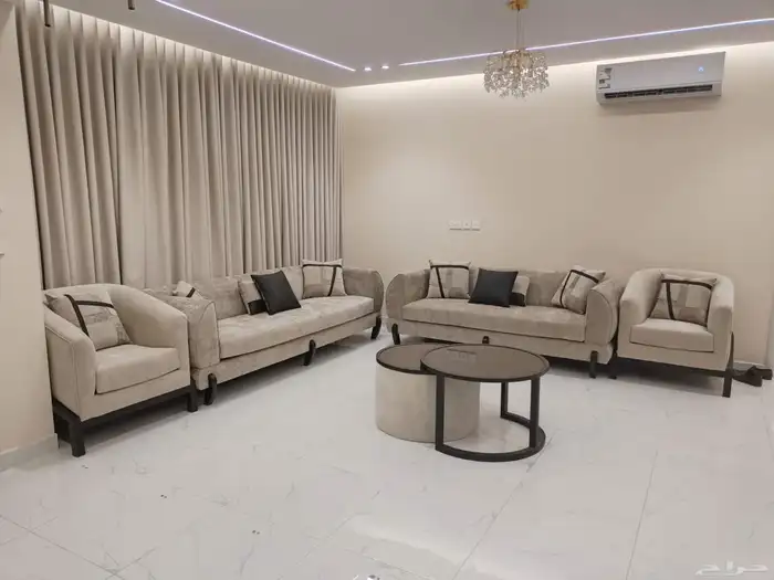 أثاث منزلي تفصيل حسب الطلب كنب وستاير 2