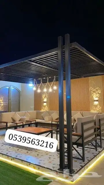 كراسي خارجية أحواش وجلسات عربيه كراسي كويتيه 9