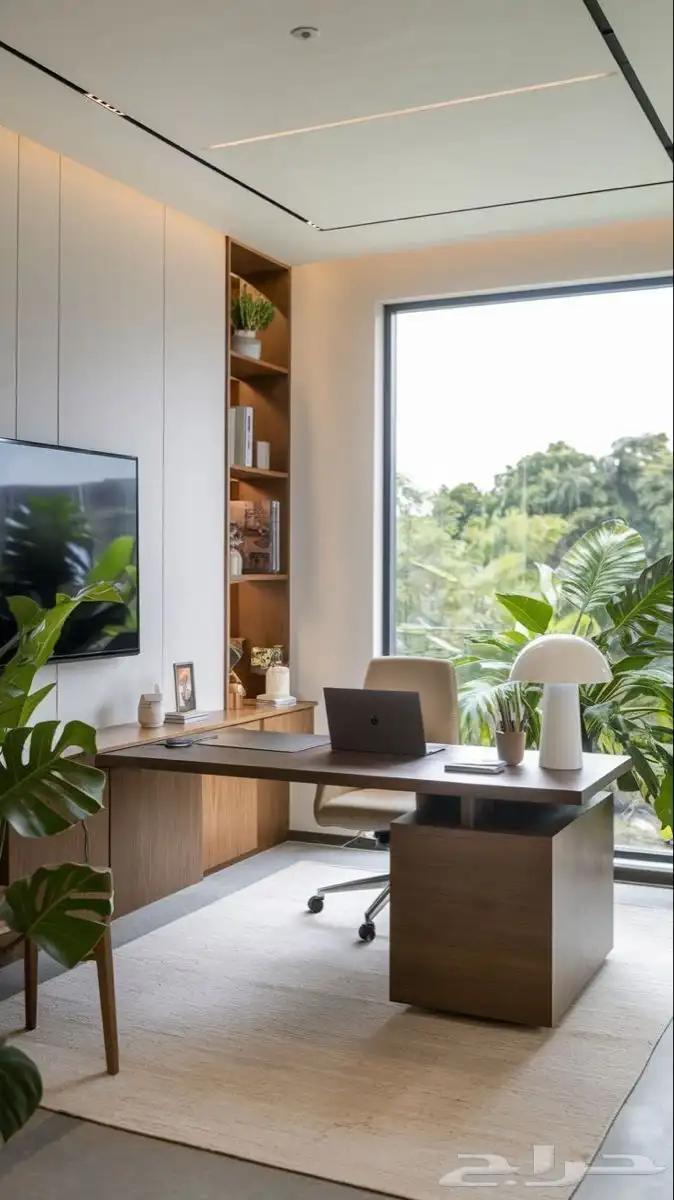 تصميم وتنفيذ ورك استيشن ومكاتب عمل 7