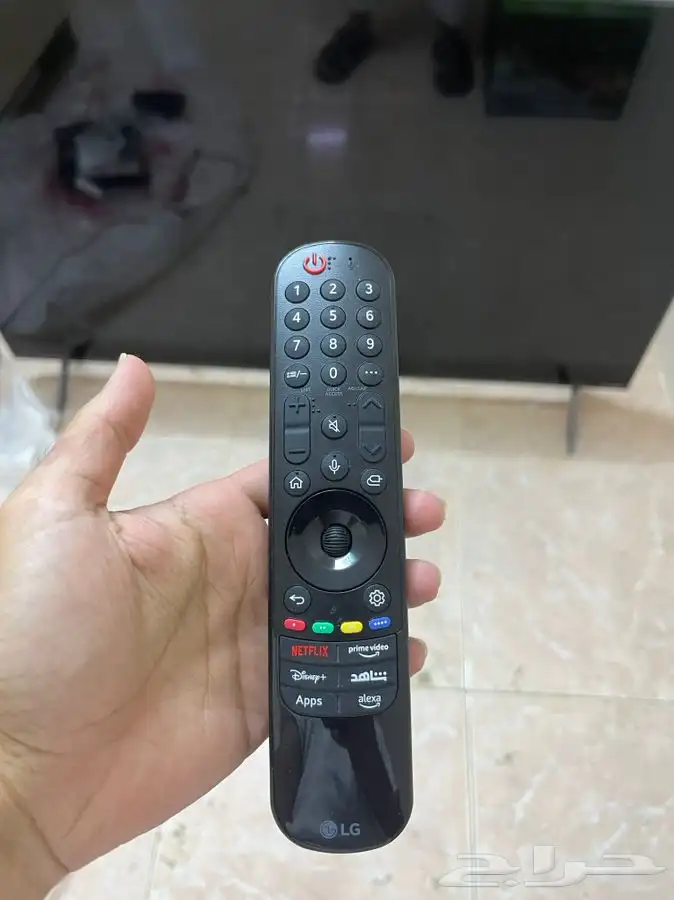 شاشة QNED LG بقراطيسة استخدام شهر 5