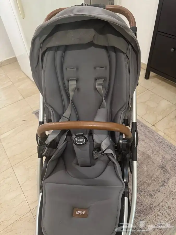 عربايه اطفال مامامز اند باباز مع مهد يركب على العربايه 3