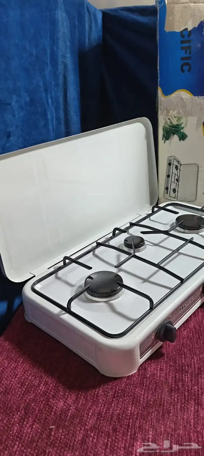 موقد غاز ثلاث شعلات جديد لم يستخدم 2