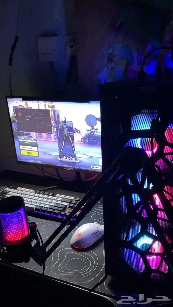 بي سي جيمز شاشة SADES 22 بوصة 120Hz 0