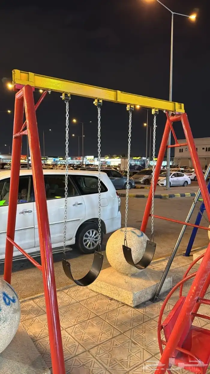 مراجيح حديد وطني - طقم مراجيح حديدية وزحاليق بعدة اشكال 18