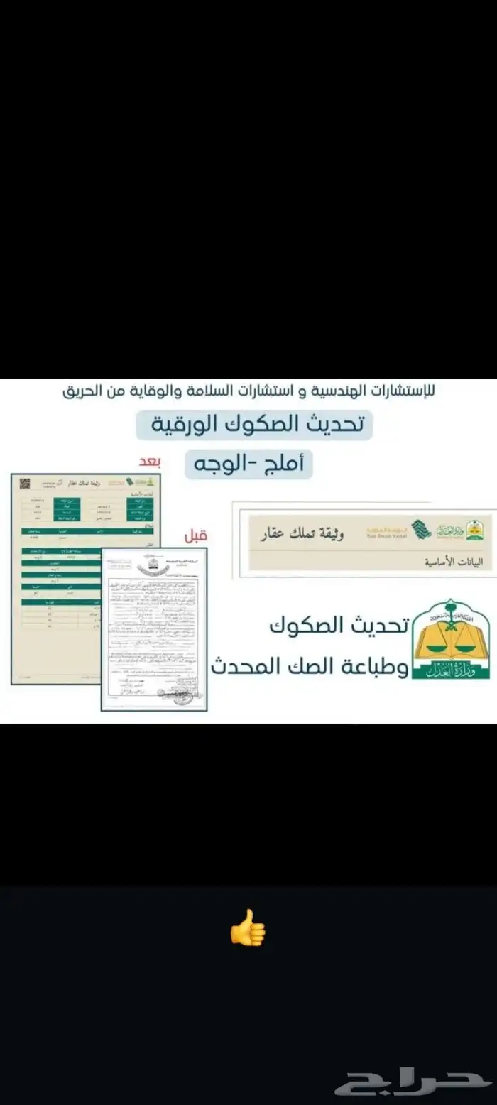 تحديث صكوك من ورقي الي الكتروني 0