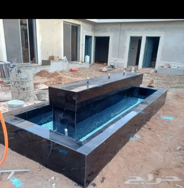 تنسيق حدائق شلالات ومظلات نوافير ثيل صناعي نجيله صناعي 3