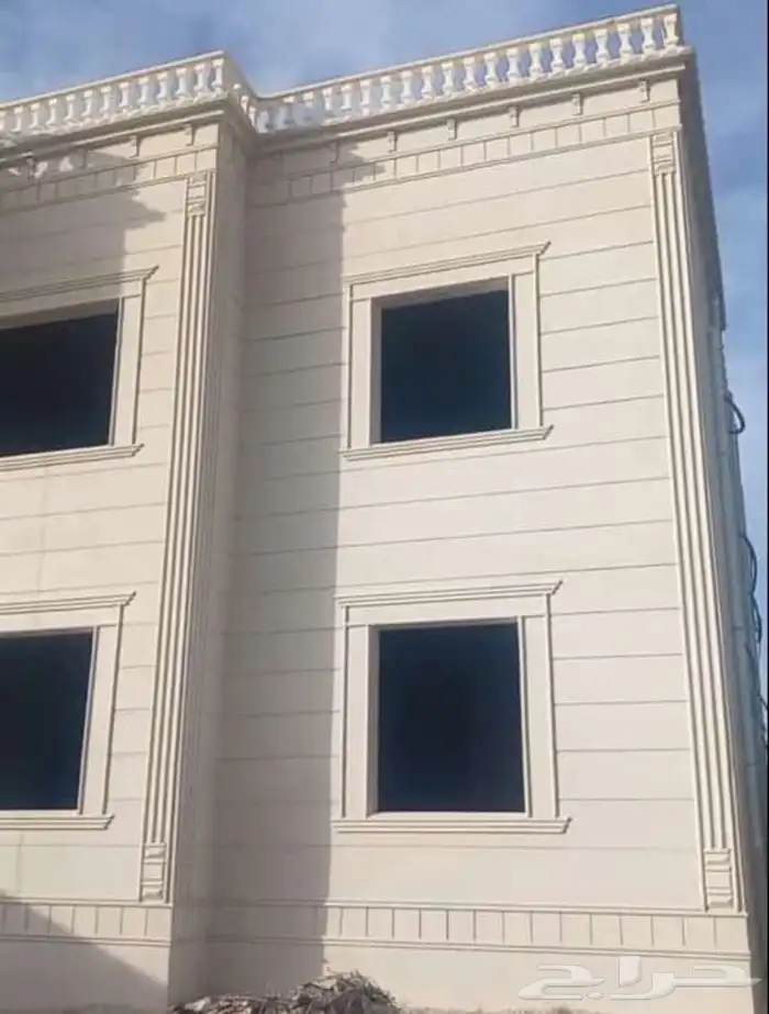 ديكورات خارجية اسمنتيه لياسه ملونه بطحاء الرياض بديل الحجر 10