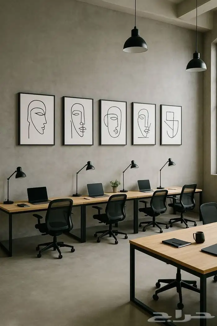 تصميم وتنفيذ ورك استيشن ومكاتب عمل 9