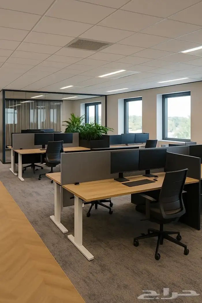 تصميم وتنفيذ ورك استيشن ومكاتب عمل 11