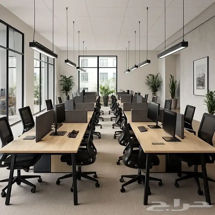 تصميم وتنفيذ ورك استيشن ومكاتب عمل 12