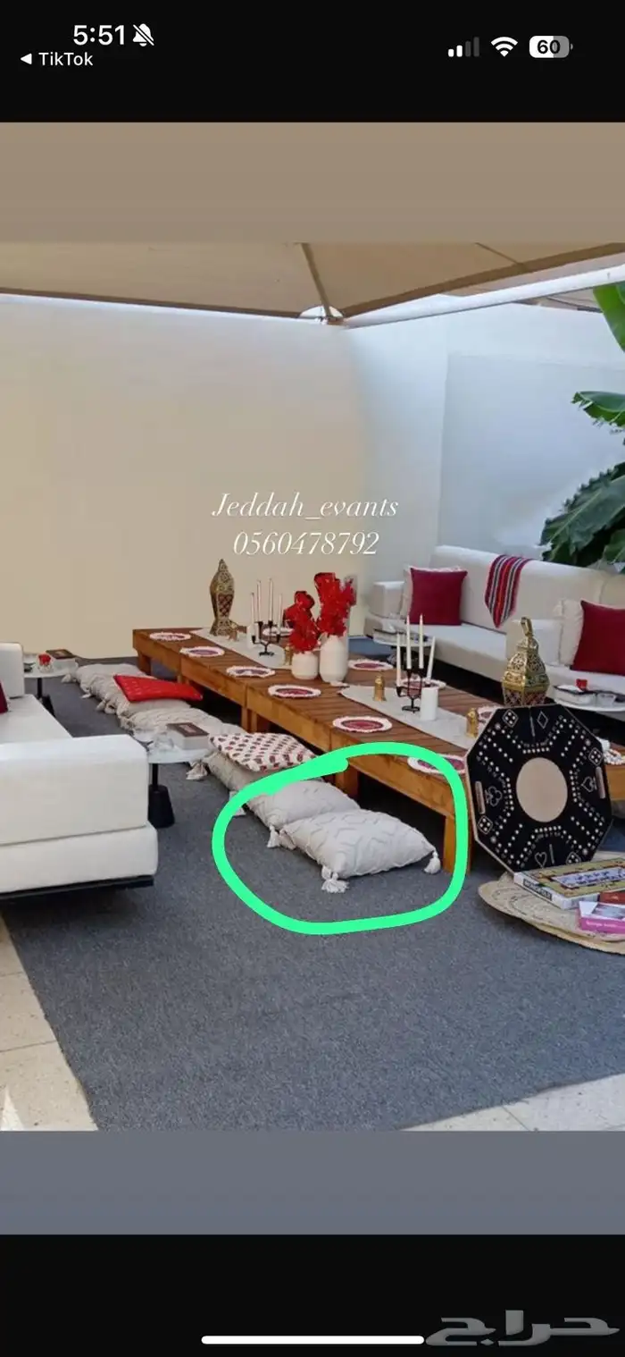 لتاجير الكنب وطاولات مكيفات صحراوية تنسيق ورود كوش حفلات كنب 6