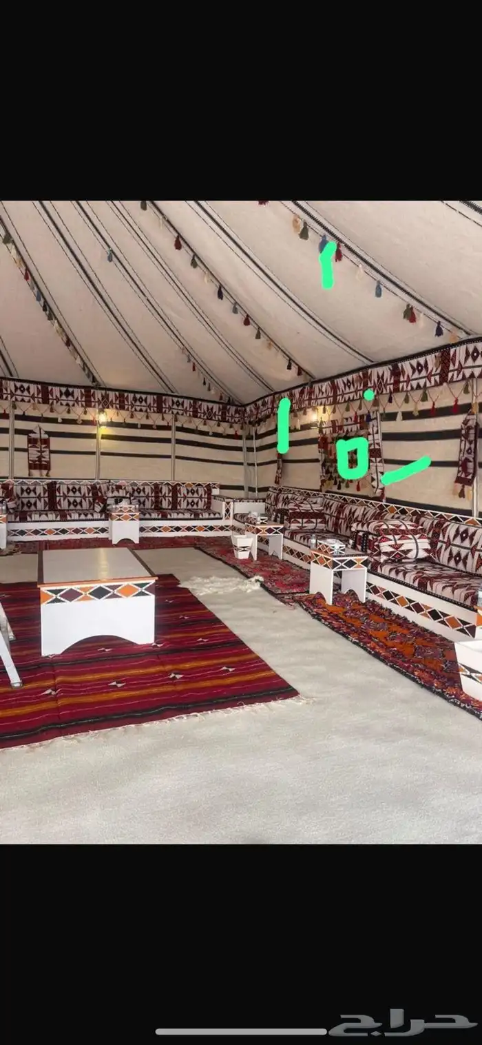 مركبين خيم تفصيل الخيام الملكي والعادي فك وتركيب الخيام تلبي 1