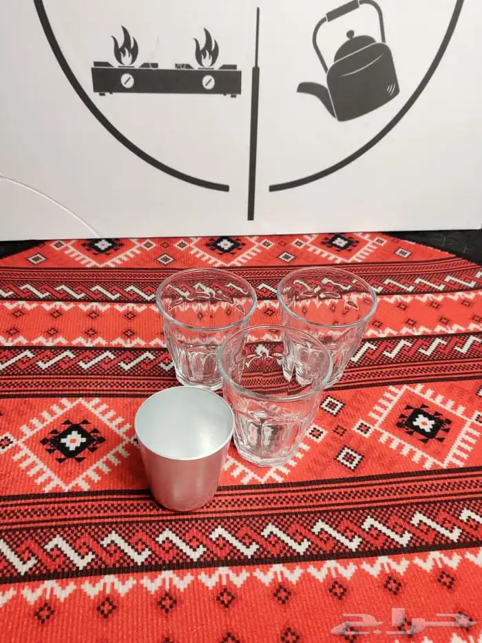 طقم صينية شاي مع كامل اغراضها 7